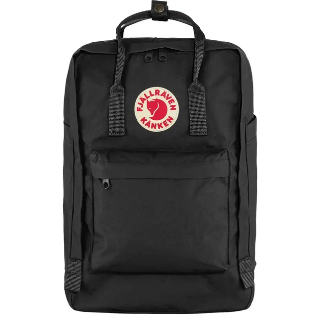 Fjällräven Kånken Laptop 17" Black Slitesterk ryggsekk med rom til laptop 