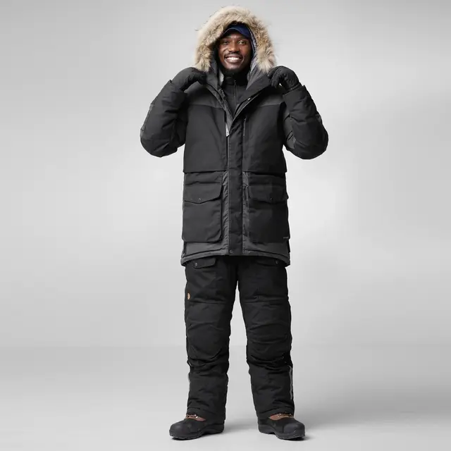 Fjällräven Polar Expedition Parka M L Parkas til herre UN Blue-Mountain Blue 