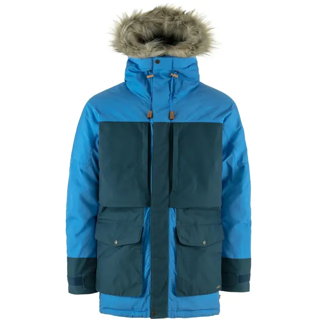 Fjällräven Polar Expedition Parka M L Parkas til herre UN Blue-Mountain Blue 