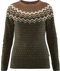 Fj&#228;llr&#228;ven &#214;vik Knit Sweater W Deep L Vakker genser til dame i myk og varm ull