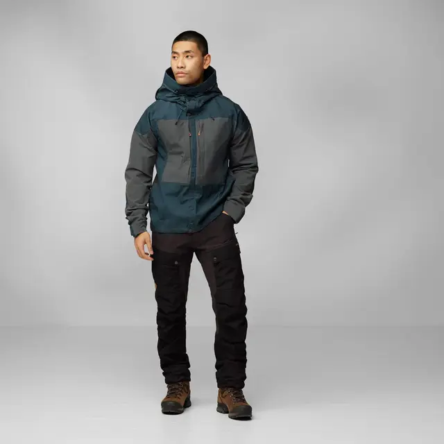 Fjällräven Keb Jacket M Black L Black, herre 