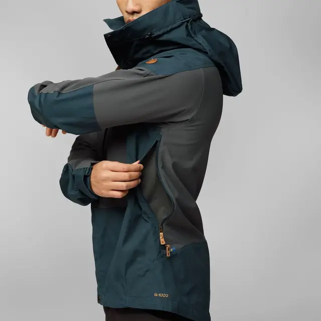 Fjällräven Keb Jacket M Black L Black, herre 
