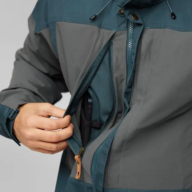 Fjällräven Keb Jacket M Black L Black, herre 