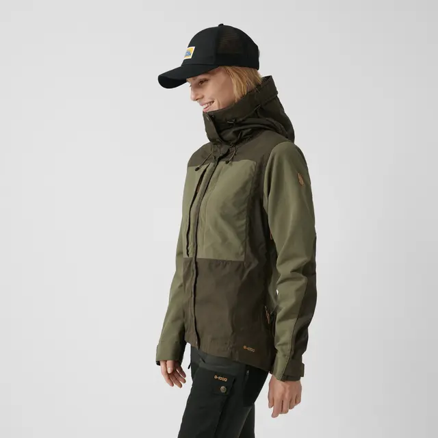 Fjällräven Keb Jacket W Green L Deep Forest-Laurel Green, dame 