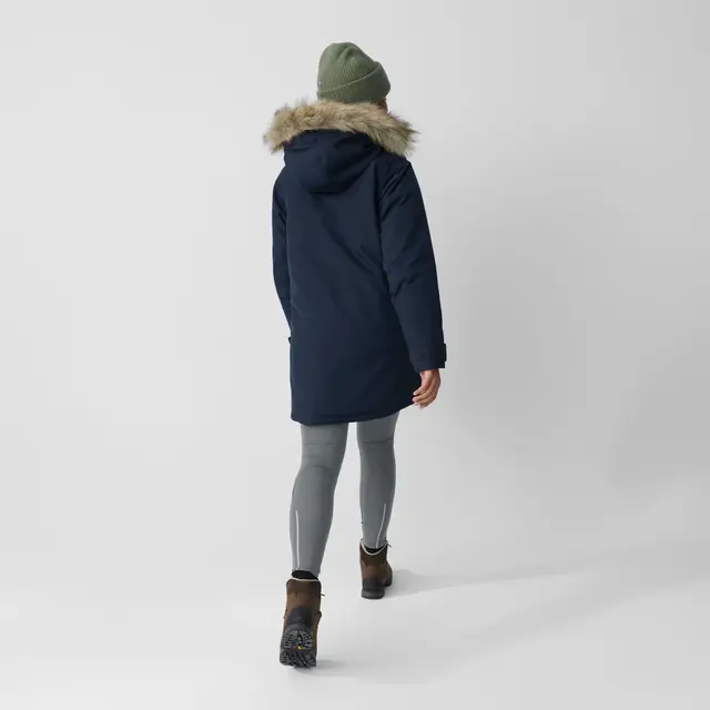 Fjällräven Nuuk Parka W Black L Komfortabel og varm parkas til dame 