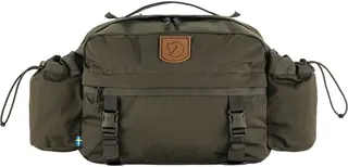 Fj&#228;llr&#228;ven Singi Hip Pack 10 Dark Olive Stor og praktisk hofteveske