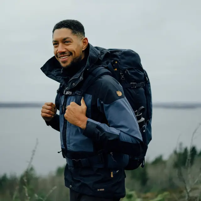 Fjällräven Keb Jacket M Black L Black, herre 