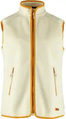 Fj&#228;llr&#228;ven Vardag Pile Fleece Vest W L Chalk White, dame