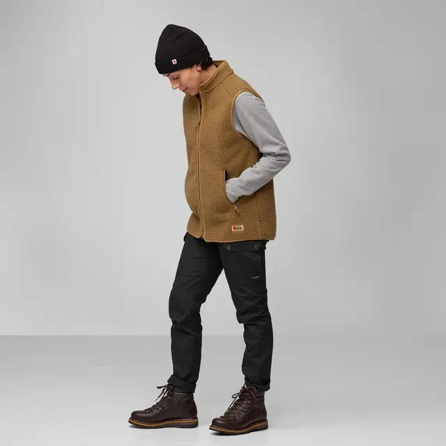Fjällräven Vardag Pile Fleece Vest W L Chalk White, dame 