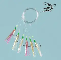 Fladen Sabiki hekle #4 m/6 kroker Micro-skin