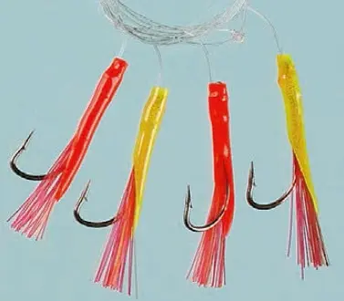 Fladen Tube Rig, 4 kroker 3/0 0,50mm, 0,60mm 