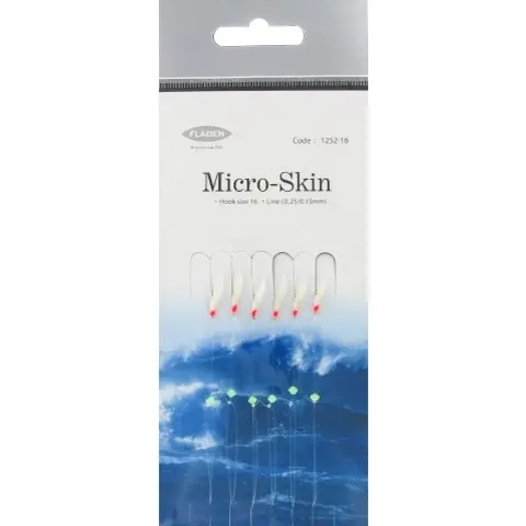Fladen Micro-skin rig 6 kroker i str. 12 