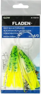 Fladen Glowing Squids Green #4/0 0,60mm