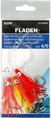 Fladen Mini Octopus #6/0 Pink/Orange/Red, 0,70mm