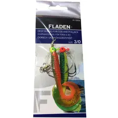 Fladen Curly Rig 3/0 Green &amp; Orange