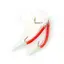 Fladen Gummi Mac- Red Lumi Tail Rig 2 kroker