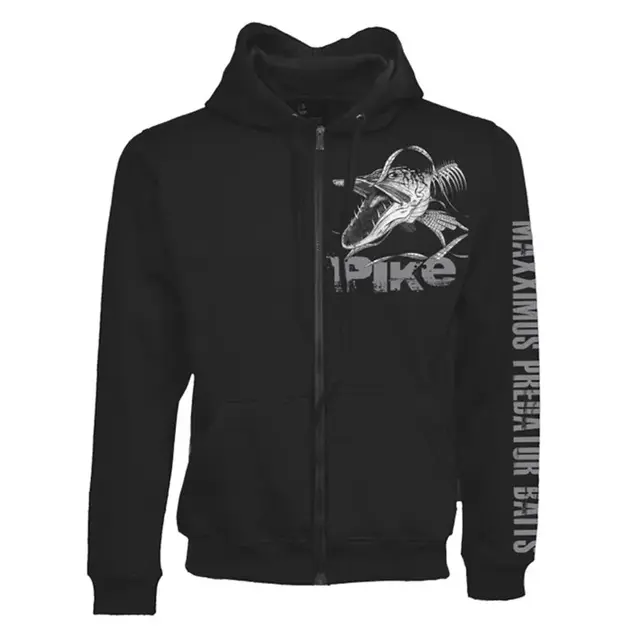 Fladen Jacket Angry Skeleton Pike XXXL Black 