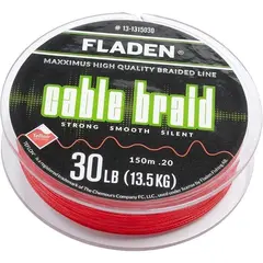 Maxximus Cable Braid Red 150m 0,20 mm En ekstremt myk og sterk line!