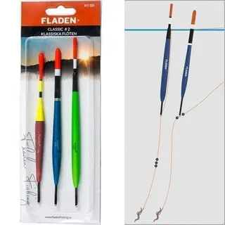 Fladen Float Classic 3pk Pakke med 3 ekstra f&#248;lsomme dupper