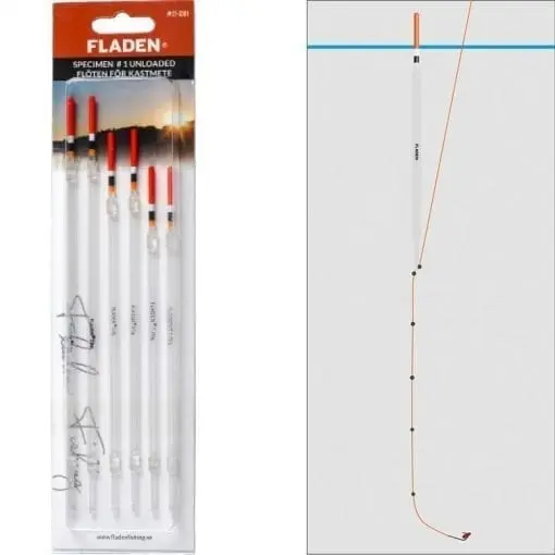 Fladen Float Specimen 6pk Pakke med 6 dupper 
