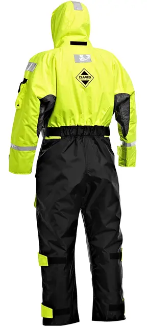 Fladen Flytedress 845XY Sort/Gul XXS Fantastisk funksjonalitet og kvalitet 