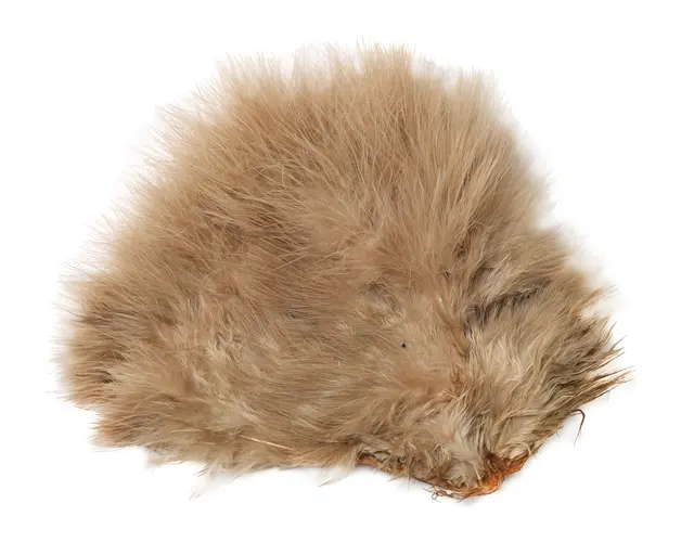 Whiting Super Bou Tan Høykvalitets fjær til fluebinding 