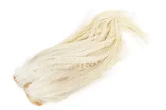 Whiting Bugger Pack Ghost Barred White Lange fj&#230;r med naturlig tapering