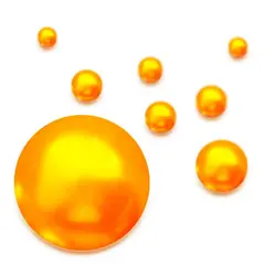 Articulated Beads - Pumpkin Seed 6mm