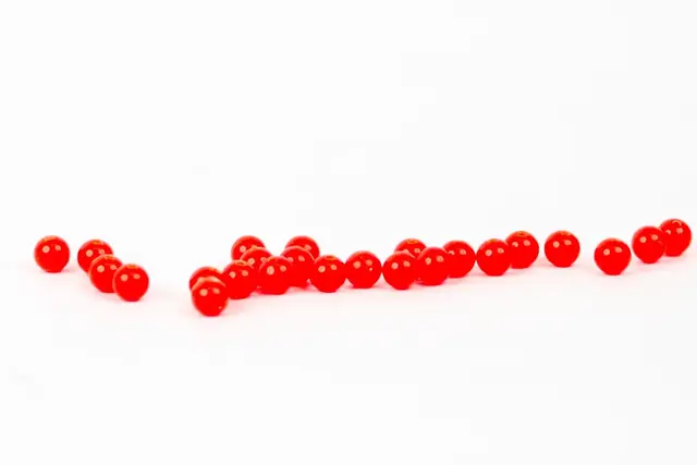 Articulated Beads - Fluo Salmon Red 6mm 