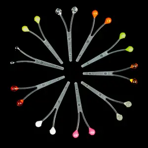 Easy Shrimp Eyes XS Transparent Red 10pk 