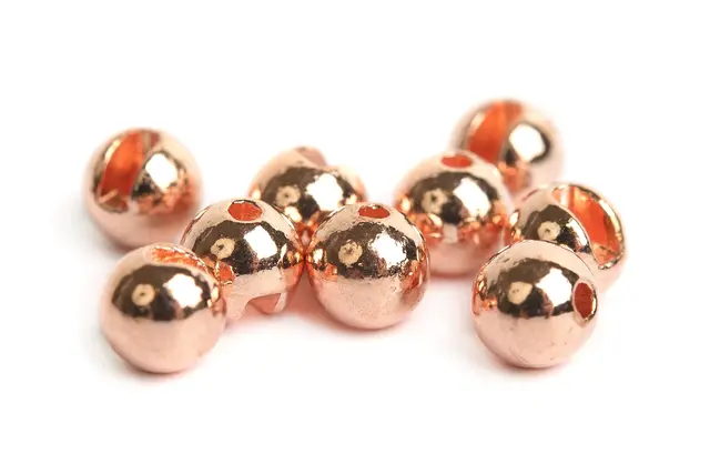 Flydressing Slotted Tungsten Beads 3mm Copper 