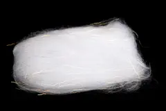 Flydressing Titan dubbing White Langfibret dubbing med flash