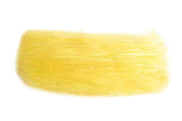 Flydressing Titan dubbing Yellow Langfibret dubbing med flash 