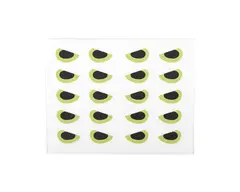 Flydressing Angry Predator Eyes 8mm Fluo Chartreuse