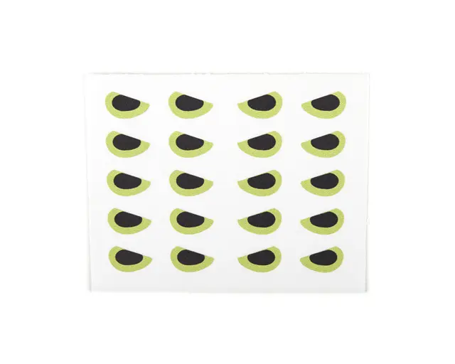 Flydressing Angry Predator Eyes 8mm Fluo Chartreuse 