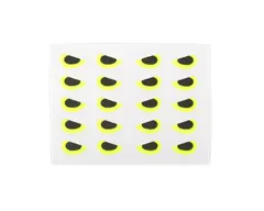 Flydressing Angry Predator Eyes 8mm Fluo Yellow