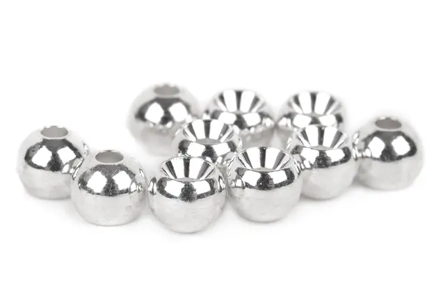 Flydressing Brass Beads Silver 2.8mm 