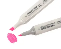 Flydressing Color Marker Fluo Pink Vannfast permanent tusj til fluebinding