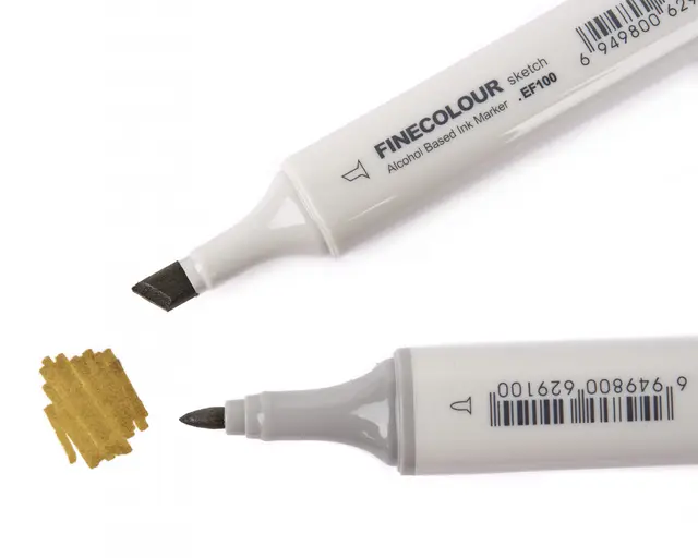 Flydressing Color Marker Olive Vannfast permanent tusj til fluebinding 