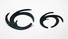 Flydressing Dragon Tails XL Holographic Black