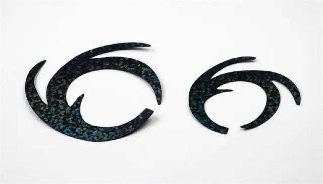 Flydressing Dragon Tails XL Holographic Black 