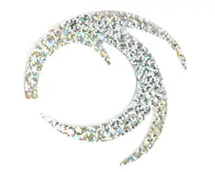 Flydressing Dragon Tails XL Holographic Silver