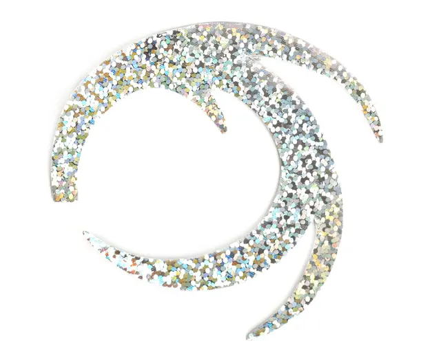 Flydressing Dragon Tails XL Holographic Silver 