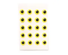 Flydressing Epoxy Eyes Fluo Yellow 4,8mm