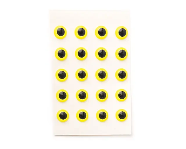 Flydressing Epoxy Eyes Fluo Yellow 4,8mm 