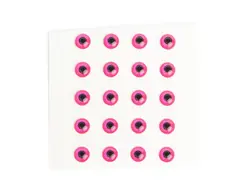 Flydressing Epoxy Eyes svart/fluopink 4,8mm