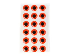 Flydressing Epoxy Eyes Fluo Red 11mm