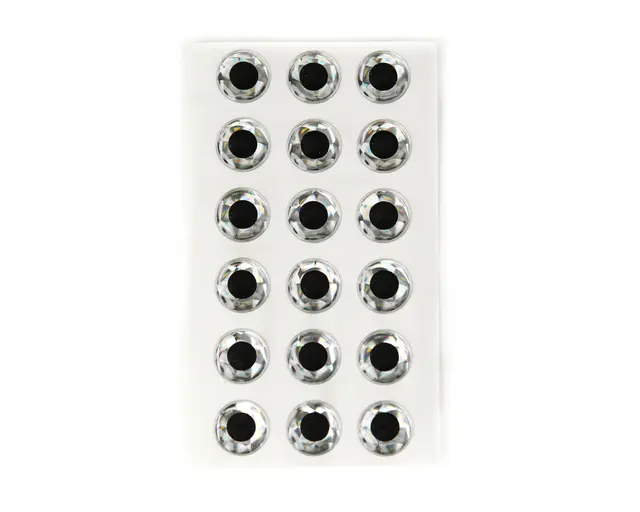 Flydressing Epoxy Eyes Silver 11mm 