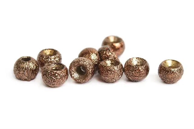 Flydressing Gritty Tungsten Beads 2,7mm Metallic Coffee 