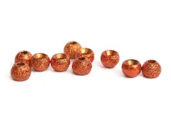 Flydressing Gritty Tungsten Beads 2,7mm Metallic Orange